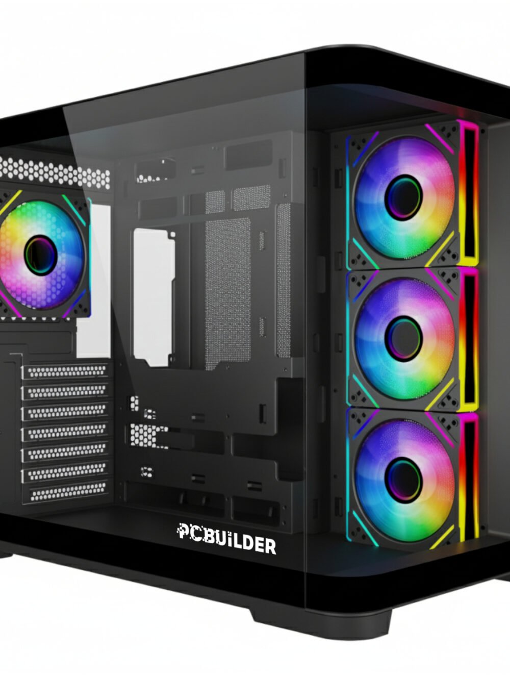 PCBuilder HOLDFAST ATX Back-Connect Gaming Chassis