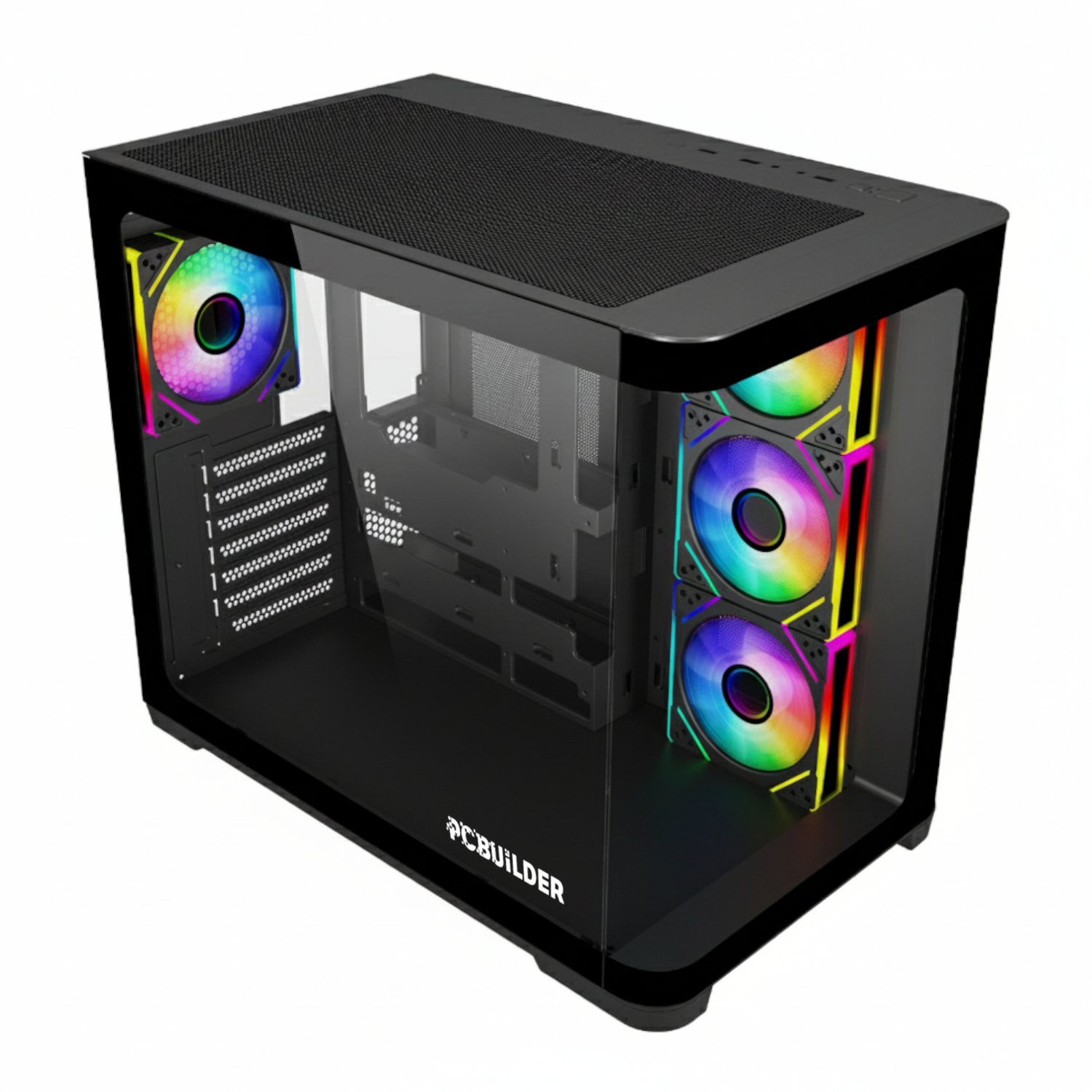 PCBuilder HOLDFAST ATX Back-Connect Gaming Chassis - Image 2