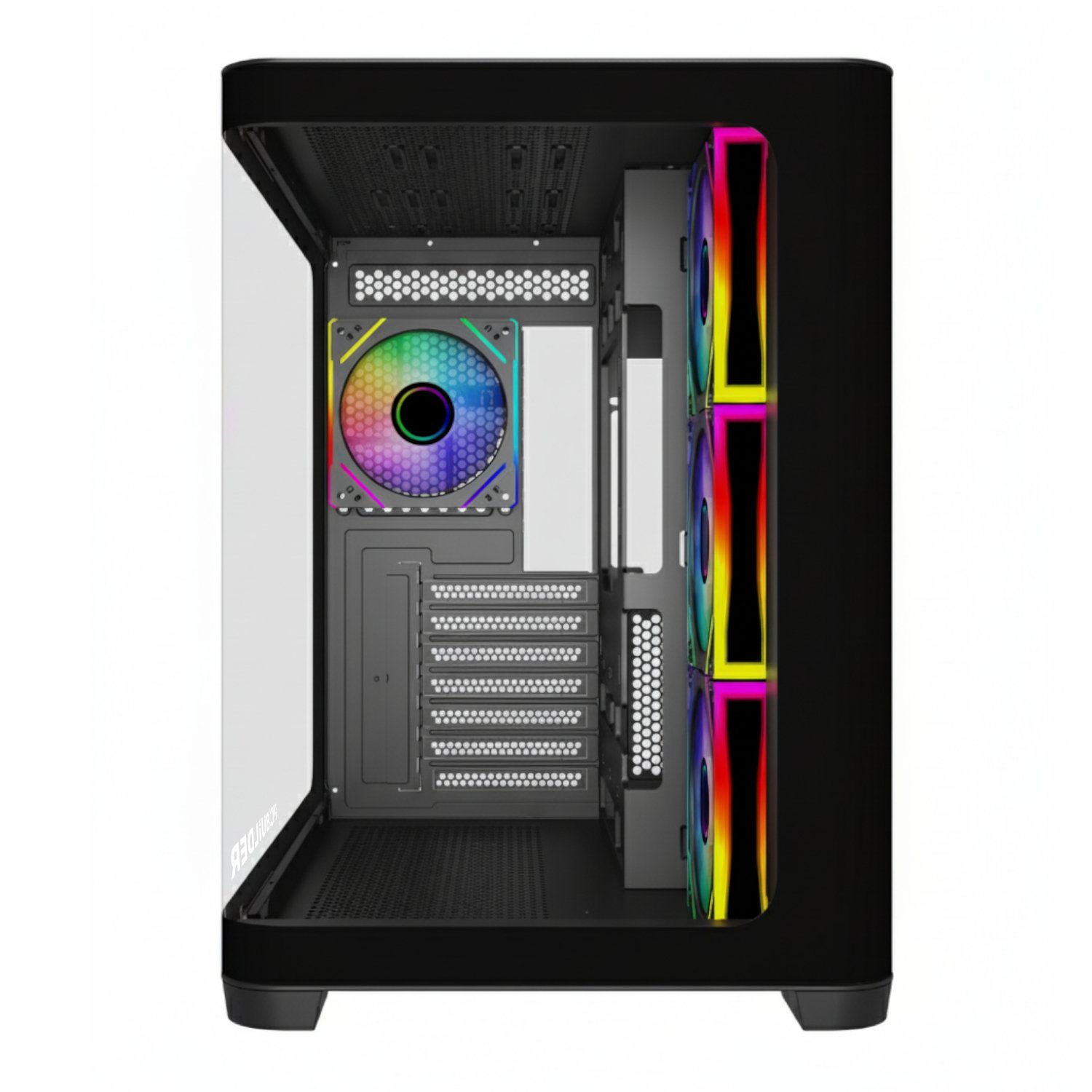 PCBuilder HOLDFAST ATX Back-Connect Gaming Chassis - Image 3