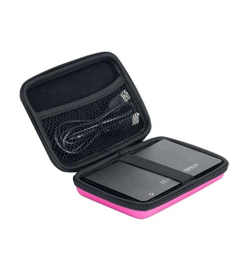 ORICO 2.5" HDD/SSD Protector Bag EVA Case - Pink - Image 2