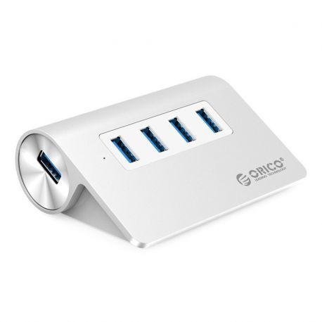 ORICO (M3H4-V1-SV) 4-PORT | USB 3.0 HUB - ALUMINIUM SILVER