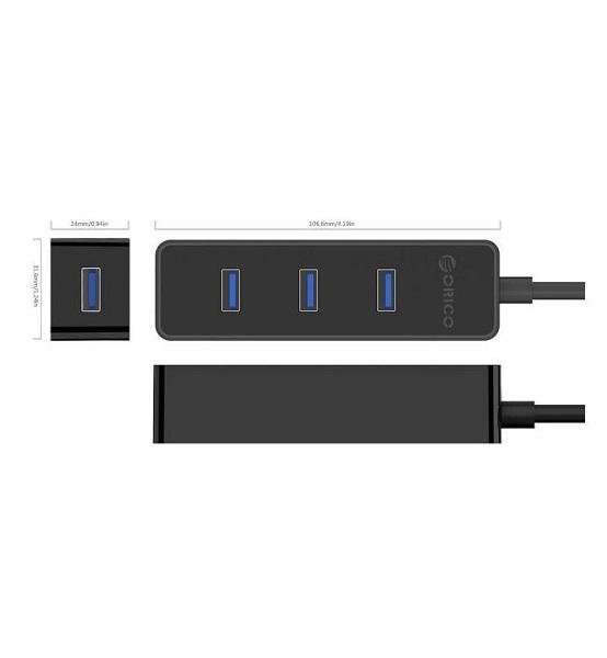 ORICO 4-PORT USB 3.0 MINI HUB - W5PH4-U3-V1-BK