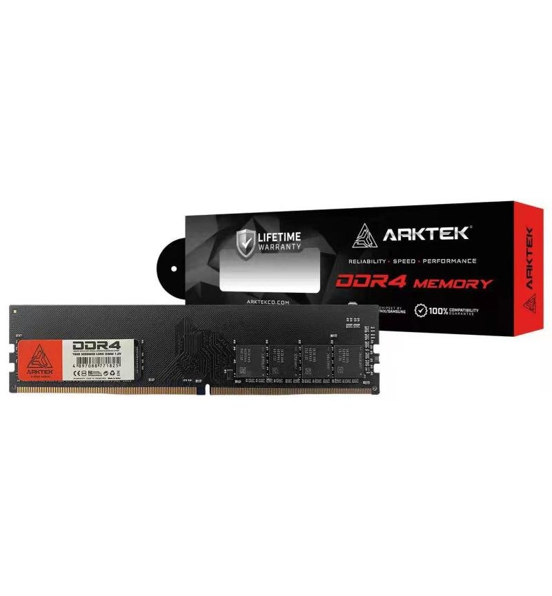 Arktek 16GB DDR4 3200Mhz U-DIMM Desktop Memory