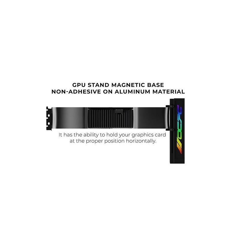 OCPC Pole P1 Graphics Card Cool Holder - BLACK - Image 6