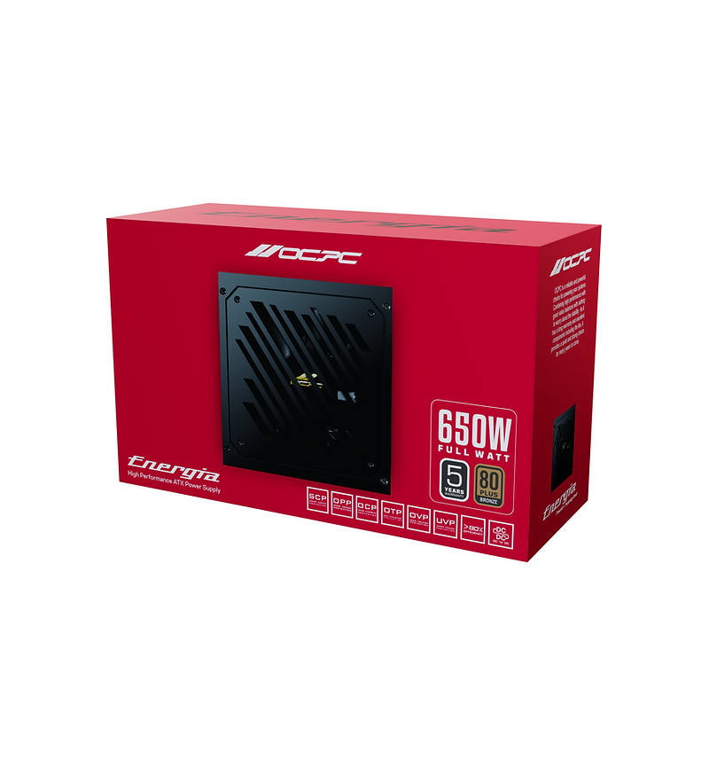 OCPC-GAMING650W BRONZE 80+ PSU - Image 4