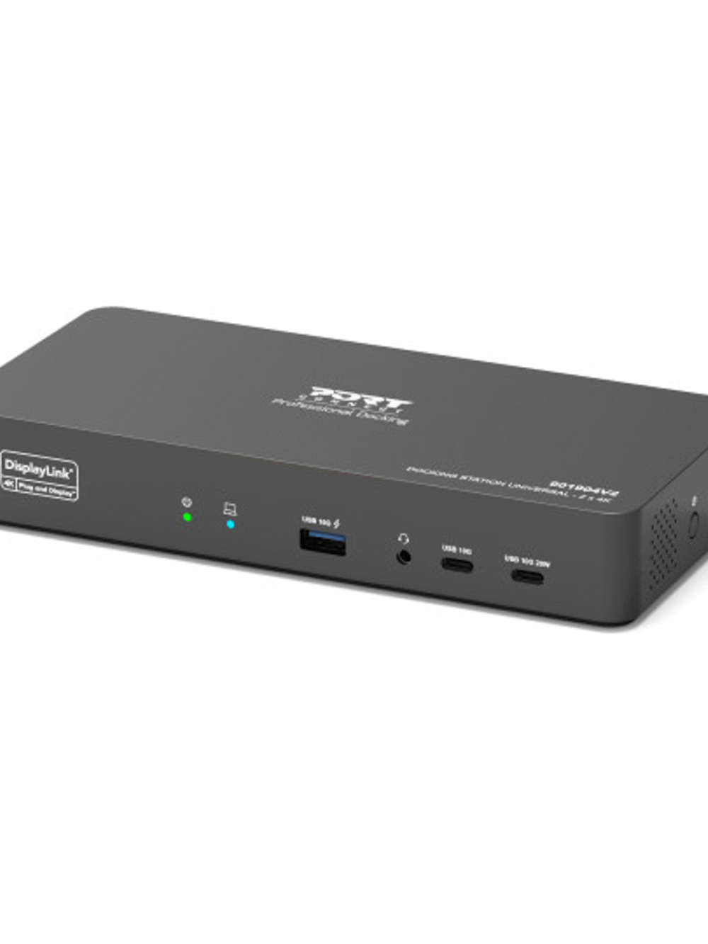 PORT2 x 4K USB-C desktop docking station 11 peripherals 96W