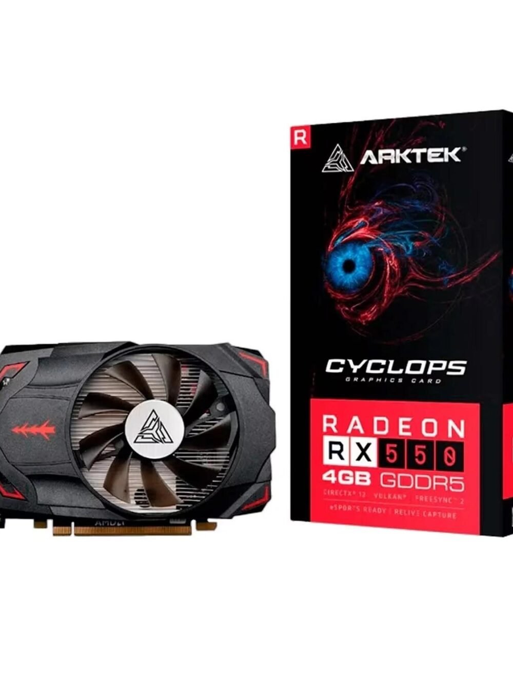 Arktek AMD Radeon RX 550 4GB GDDR5 Graphics Card