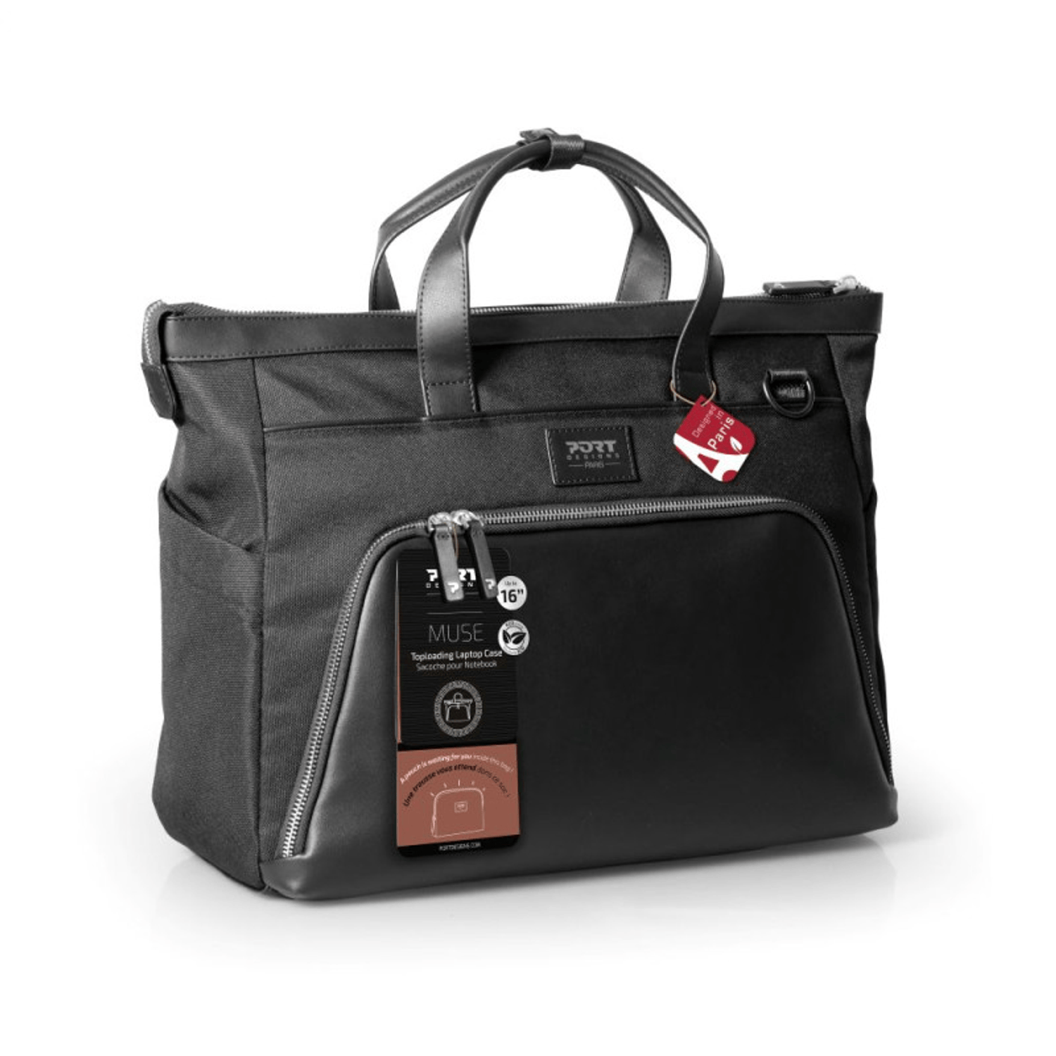 PORT MUSE SIGNATURE business 16" laptop handbag - clutch bag included - Image 8