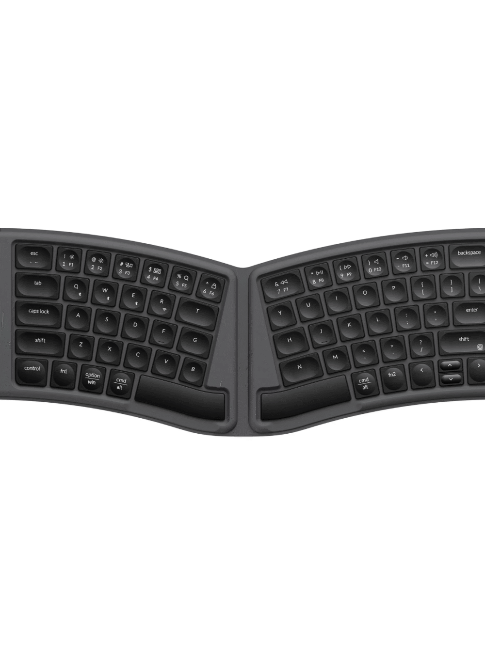 Keychron B11 Pro Ultra-Slim Wireless Foldable Keyboard Alice Layout - Space Gray