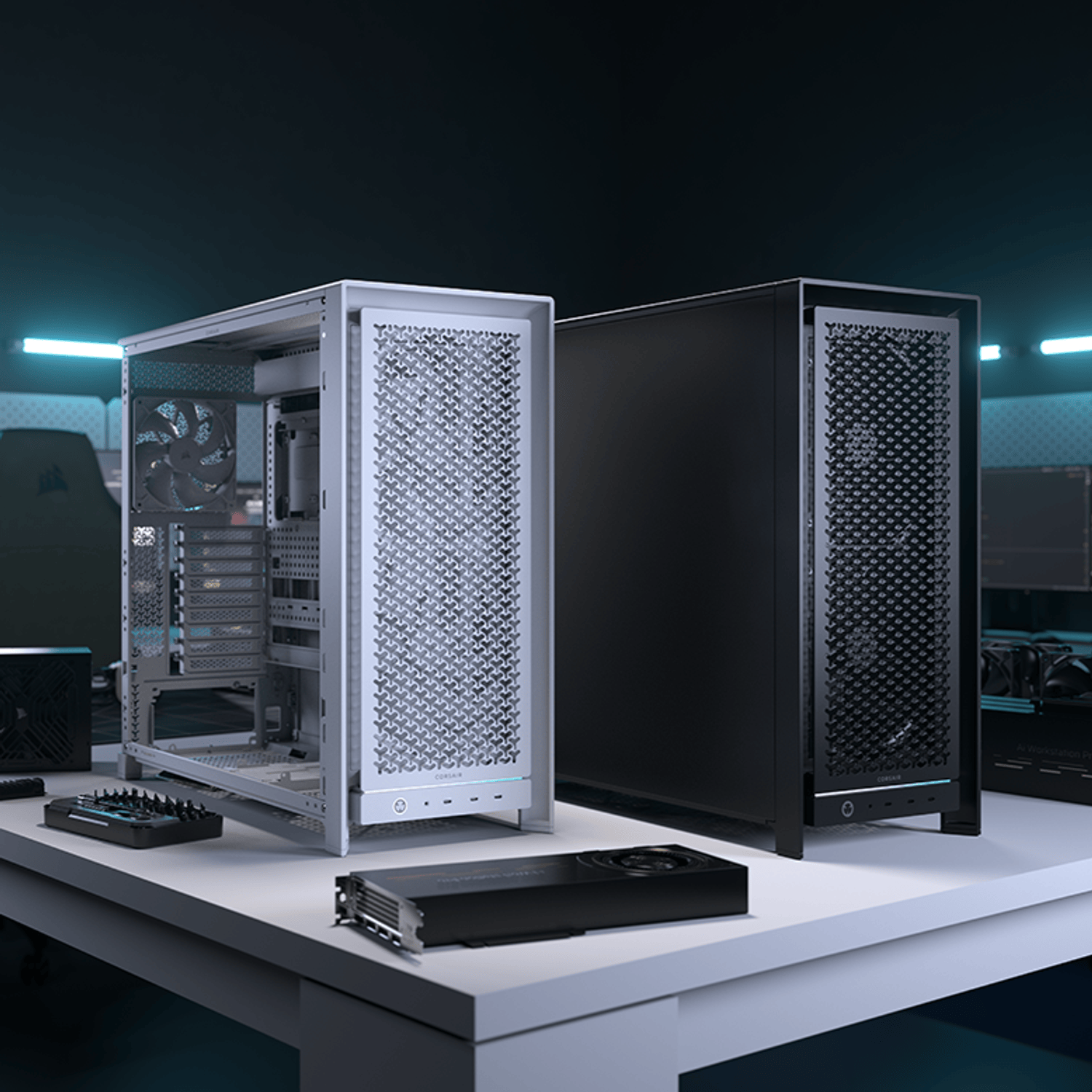 Corsair FRAME 5000D WORKSTATION Modular Mid-Tower PC Case - Image 7