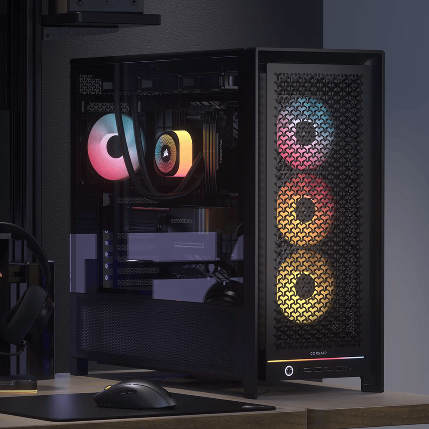 Corsair FRAME 5000D RS ARGB High-Airflow Mid-Tower PC Case - Black - Image 6
