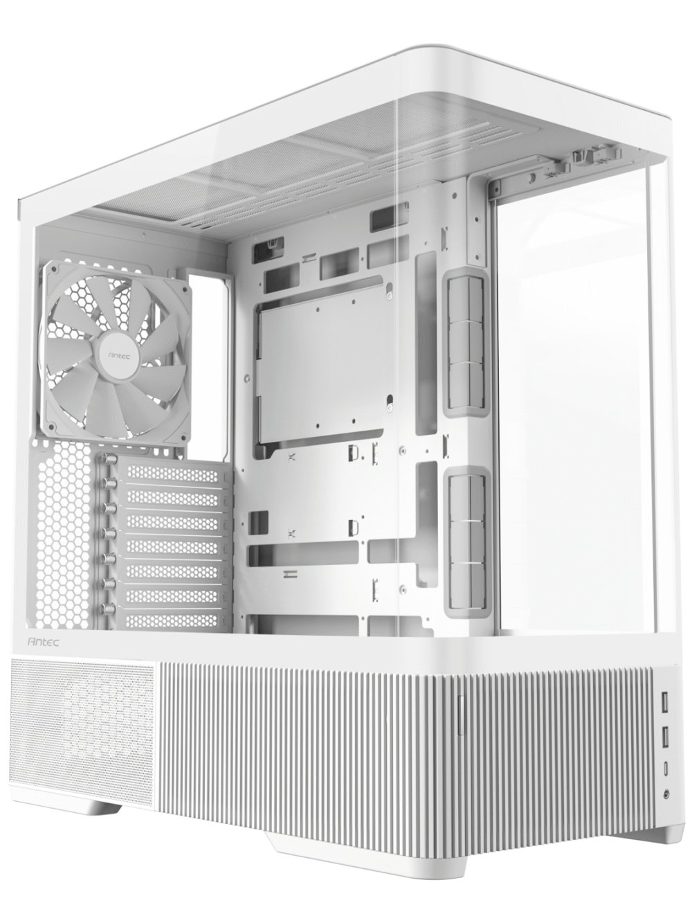 Antec C6 CURVED AIR ATX | Micro-ATX | ITX Mid-Tower Gaming Chassis - White