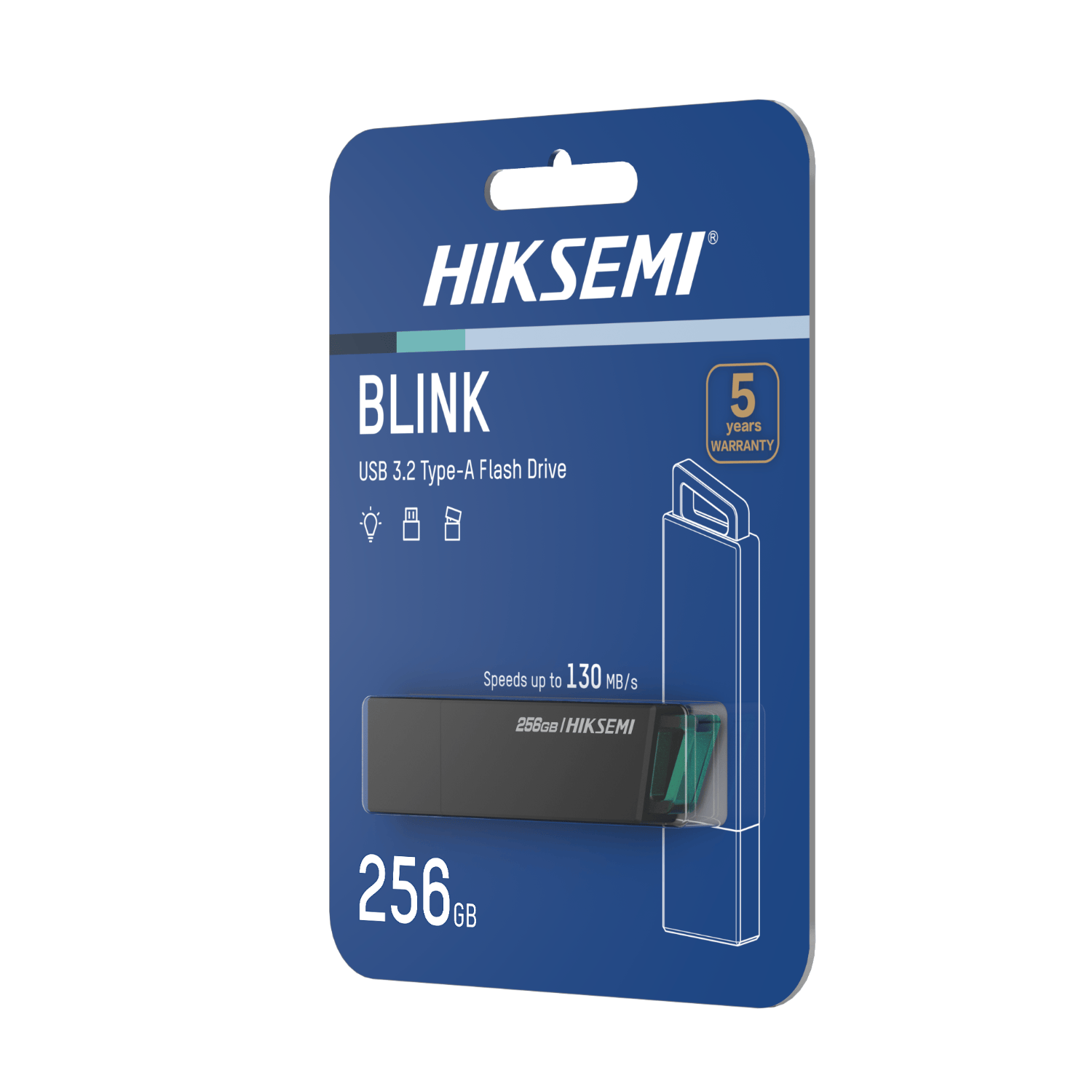 Hiksemi Blink 256GB USB3.2 Flash Drive - Black - Image 6